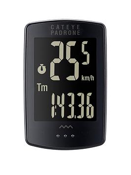 Cateye Padrone Stealth Cycle Computer - Black