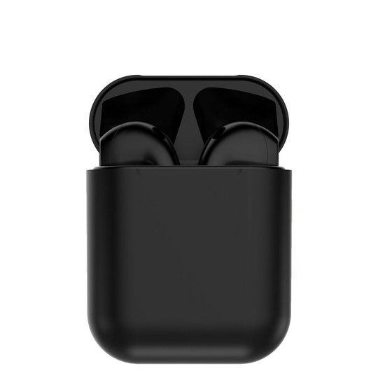 i12 Black Wireless Bluetooth Earphones