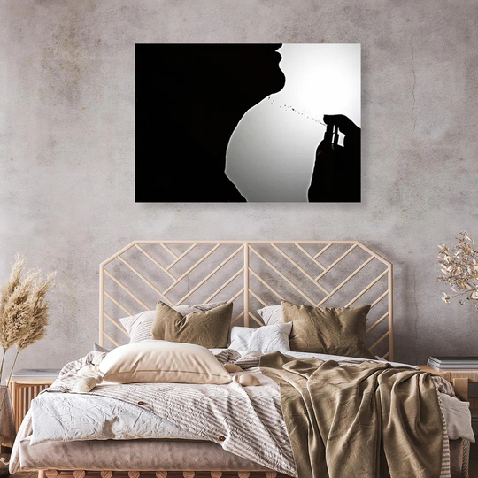 Canvas Print, Black Abstractions 16728