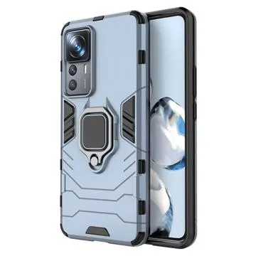 Xiaomi 12T/12T Pro Hybrid Case with Ring Holder - Blue