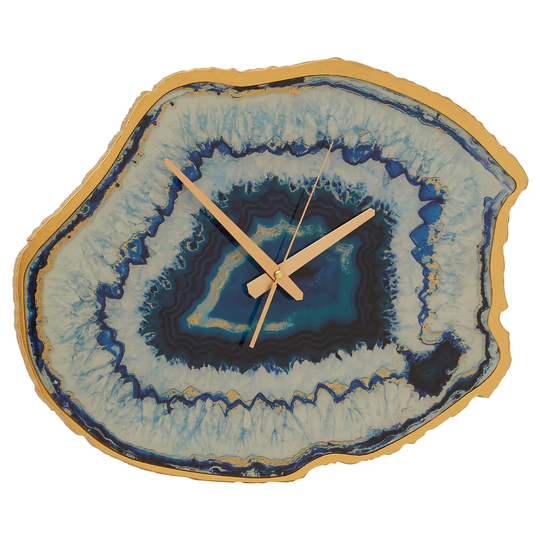 Premier Housewares Fifty Five South Celina Wall Clock - Agate Effect