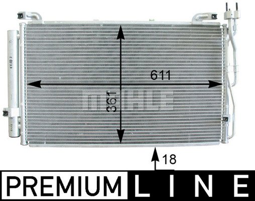 Condenser Air Conditioning 8FC351302-271 by BEHR