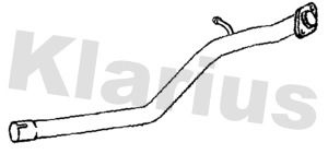 Exhaust pipe 110743