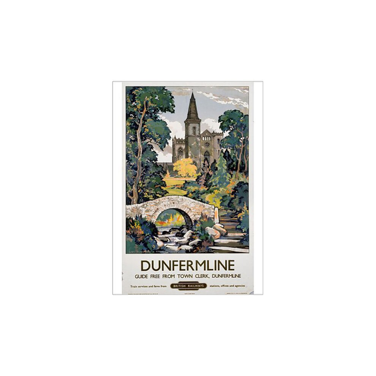 (A3 (42x30cm) Poster) Dunfermline, BR (ScR) poster, 1959 (Poster Print)