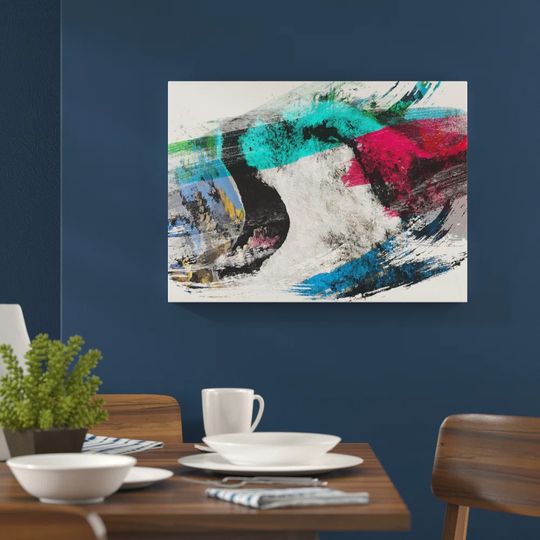 'Abstract Wolf' Graphic Art Print Poster