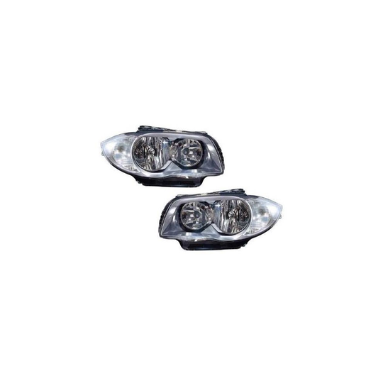 BMW 1 Series E82 Coupe 2007-6/2011 Halogen Headlights Headlamps 1 Pair O/S & N/S