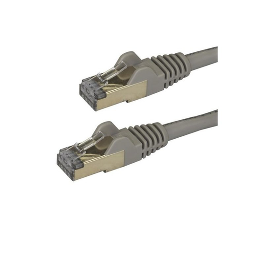 StarTech.com Cat6a 2M Grey Patch Cable STP
