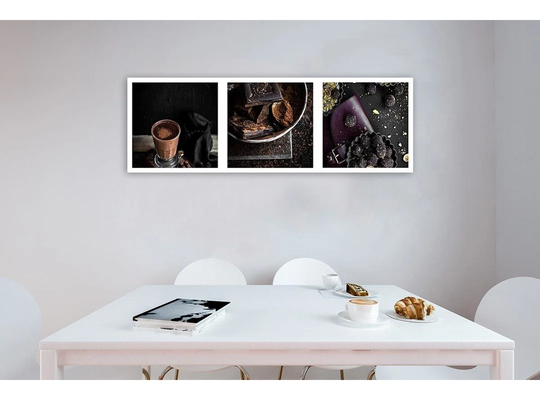 Canvas Print Panorama Chocolate