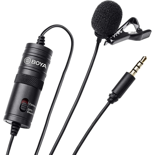 Boya BY-M1 3.5mm Wearable Smartphone/ Camera Condenser Microphone