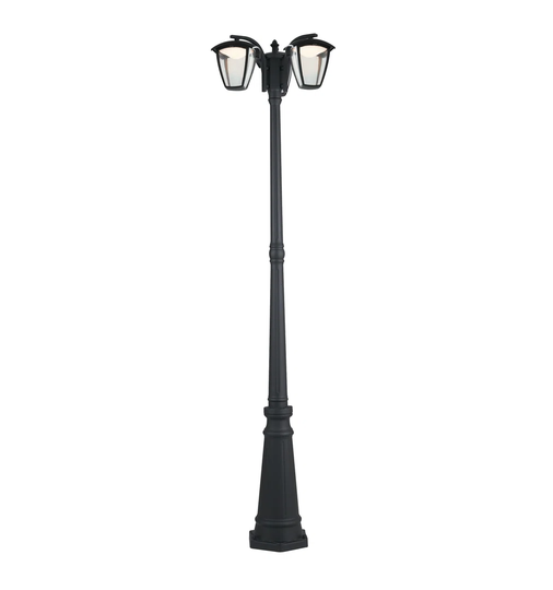 Antonina Black 1-Light 204Cm H Hardwired Lamp Post
