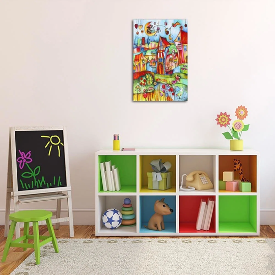 Canvas Print Modern Colourful City