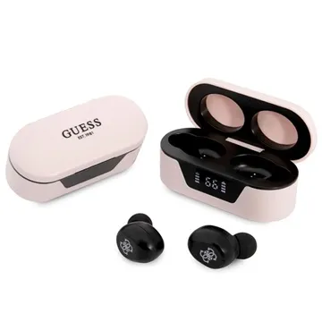 Guess GUTWST31EP Classic Logo TWS Earphones - Pink