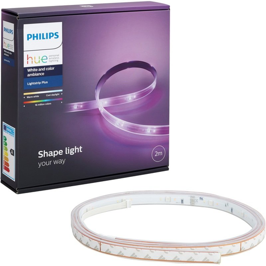 Philips Hue White and Colour Ambience Lightstrip Plus - Works with Alexa and Google Assistant*