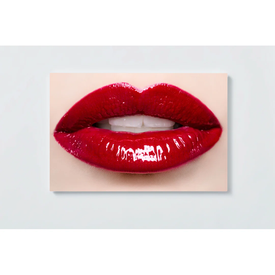 Lips Motif Magnetic Wall Mounted Cork Board