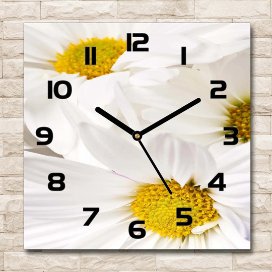 Daisies Silent Wall Clock