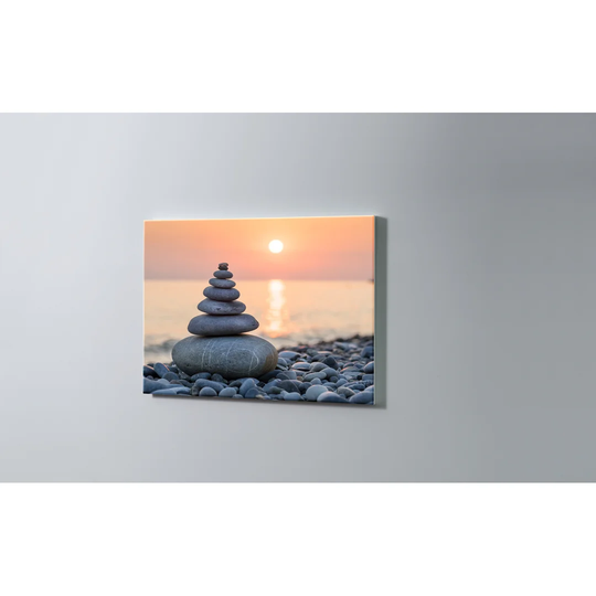 Stones Sunset Magnetic Wall Mounted Cork Board