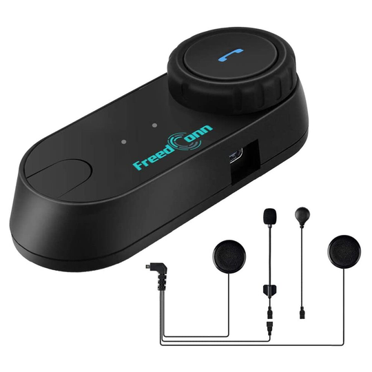Motorcycle Helmet Headset, FreedConn T-comVB Waterproof Motorbike Helmet Intercom Communication System Bluetooth Headsets with 800m, GPS, FM Radio,