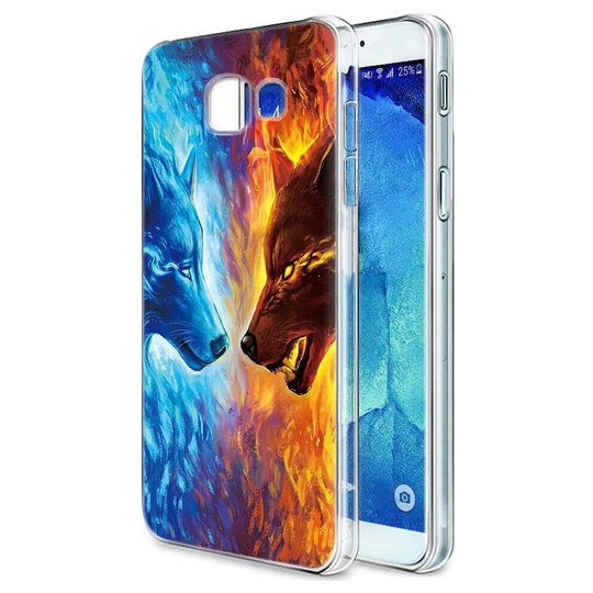 Pnakqil Samsung Galaxy A5 2017 Phone Case, Transparent Clear with Pattern Shockproof Flexible Gel TPU Silicone Ultra-thin Protective Back Cover for