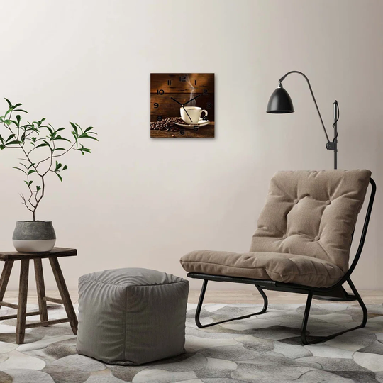 Cup of Coffee Silent Wall Clock