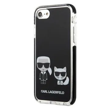 Karl Lagerfeld Karl & Choupette iPhone 7/8/SE (2020)/SE (2022) Hybrid Case - Black
