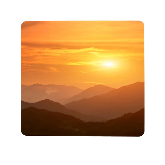 Sunset Mountains Magnetic Wall Mounted Board