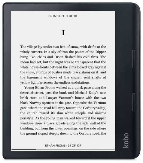 Kobo Sage 32GB Wi-Fi E-Reader - Black