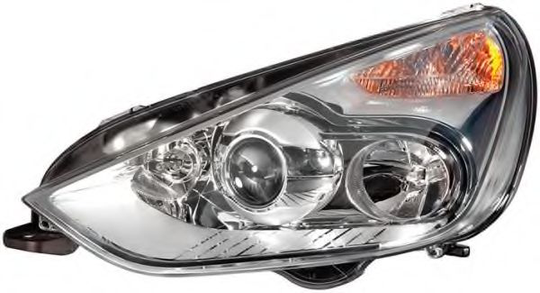Headlight 1ZS009250-861 by Hella Right