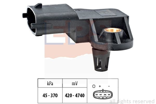 Air Pressure Sensor, height adaptation Made in Italy - OE Equivalent 1993167 EPS Facet 1993167