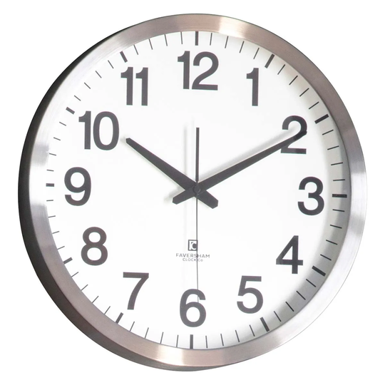Crossland Grove Macknade Clock 400X50X400Mm - Chrome