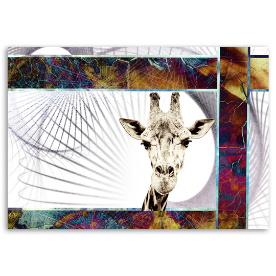 Canvas Print Giraffe Animals