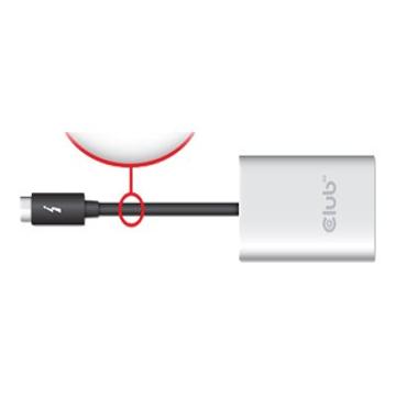 Club 3D Thunderbolt 3 to 2x DP 1.2 4K@60Hz Adapter