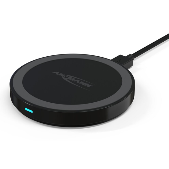 ANSMANN WiLine Smart Wireless Inductive Charger for Qi-Compatible Devices Black