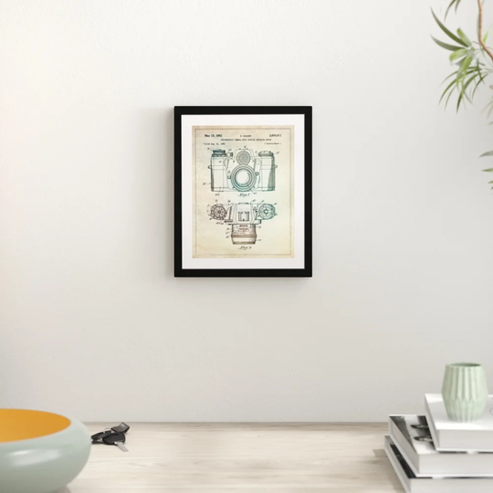 'Sauer Camera' Framed Graphic Art