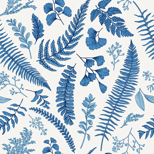 Walllpaper Roll 290X290cm Mural Decoration Wallpaper Material With Print Kitchen Livingroom Bedroom - Fern Leaves