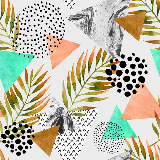 Landrie 2.08m x 1.46m Matte Wallpaper Roll