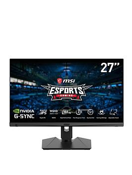 Msi Optix Mag274Qrf-Qd 27 Inch, Quantum Dot, Quad Hd, Ips, 1Ms, 165Hz, G-Sync, Flat Gaming Monitor