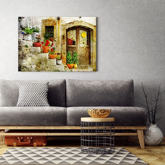 Canvas Print, Cities And Beige Architecture 16799