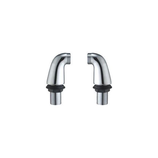 CHROME BATHROOM BATH MIXER TAP LEGS ADAPTER PILLARS EXTENSION