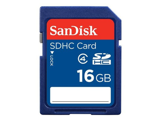 Sandisk 16GB Class 4 SDHC Memory Card