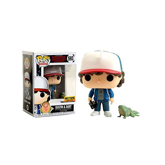(Dustin White) POP Stranger Montauk Things Eleven Jonathan Joyce Keychain With Box Toys