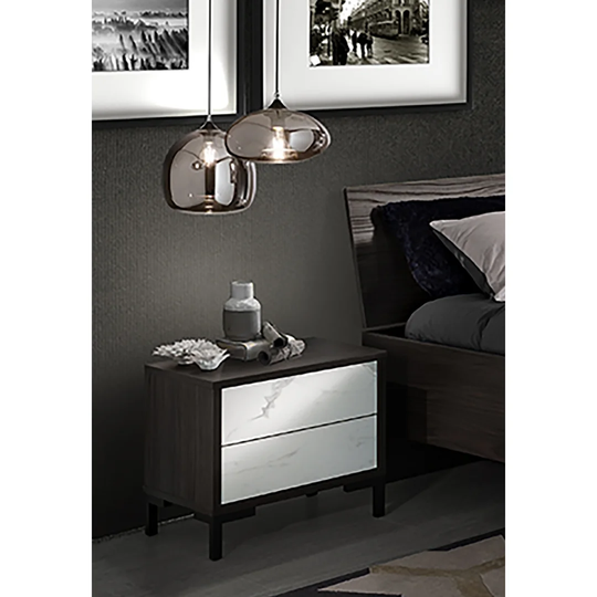 Seicento 2 Drawer Bedside Table