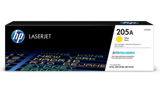 HP 205A Yellow Original LaserJet Toner Cartridge - CF532A