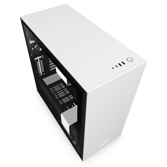 H710 Matte White / Black Mid Tower Case