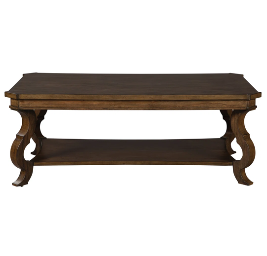 Aloni Solid Wood Coffee Table with Storage