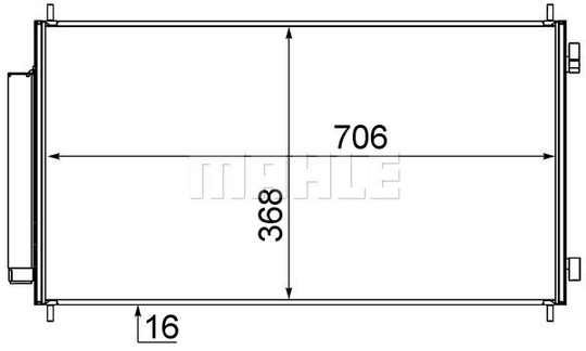 Condenser Air Conditioning 8FC351319-231 by BEHR