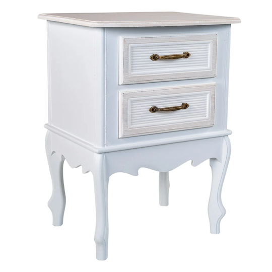 Gaston 2 Drawer Bedside Table