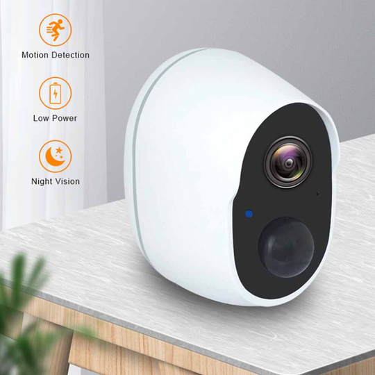 1080P WiFi HD Security Wireless Powered Rechargeable Battery Cam
