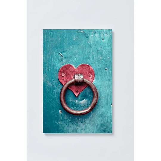 Heart Magnetic Wall Mounted Cork Board