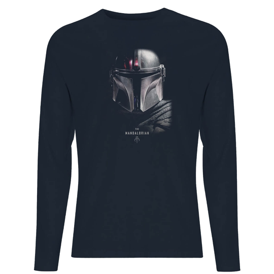 The Mandalorian Poster Men's Long Sleeve T-Shirt - Navy - XS - Navy