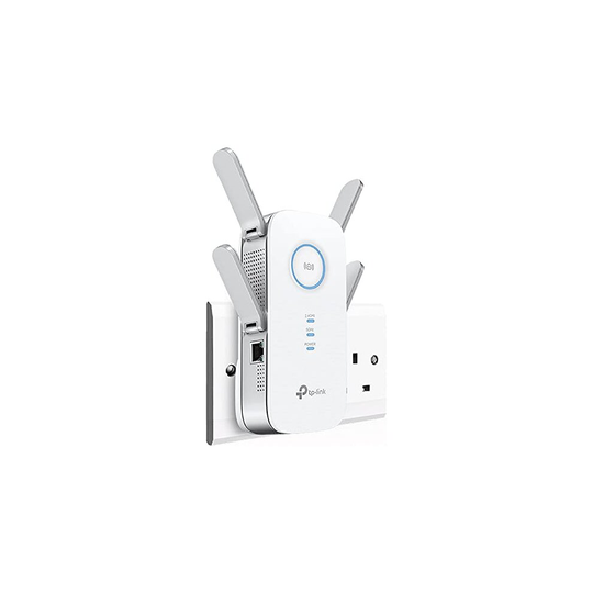 TP-Link AC2600 Dual Band Mesh Wi-Fi Range Extender, Wi-Fi Booster/Hotspot with 1 Gigabit Port, Dual-Core CPU, Built-In Access Point Mode, Works with
